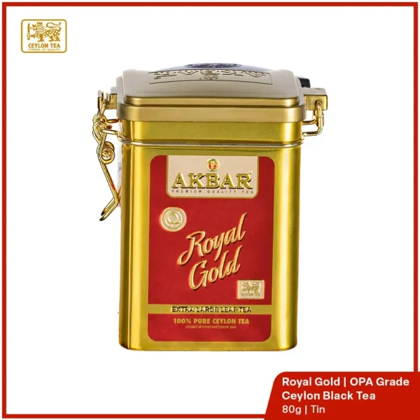 Royal Gold is a blend of highest quality high mountain Orange Pekoe (OPA) teas. Orange by its origin means Royal. It is manufactured using only young tender tea leaves, thereby ensuring that most of its nutritive substances and essential oils are retained.