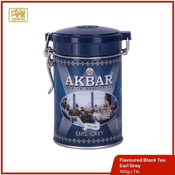 Akbar Classic Earl Grey Tea - 100g Tin