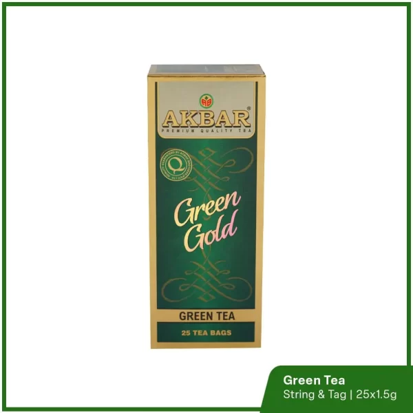 Akbar Green Tea - String & Tag