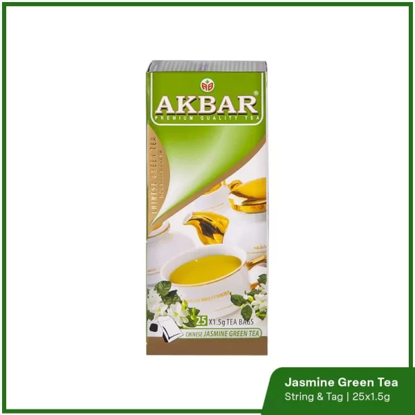 Akbar Jasmine Green Tea - String & Tag